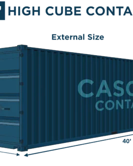 40′ HC “AS IS” SHIPPING CONTAINER