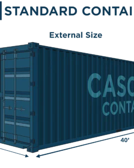 40′ STANDARD “AS IS” SHIPPING CONTAINER