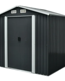 [AS-IS] Metal Storage Garden Shed 6x8ft