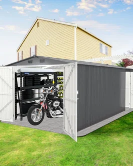 CHERY INDUSTRIAL Metal Storage Shed 10’x20′